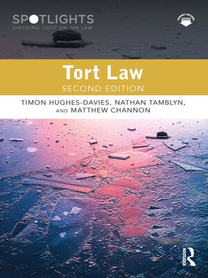 cover image of Tort Law